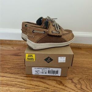 Kids Sperry Gamefish Velcro Loafers - Size 8.5 (W)